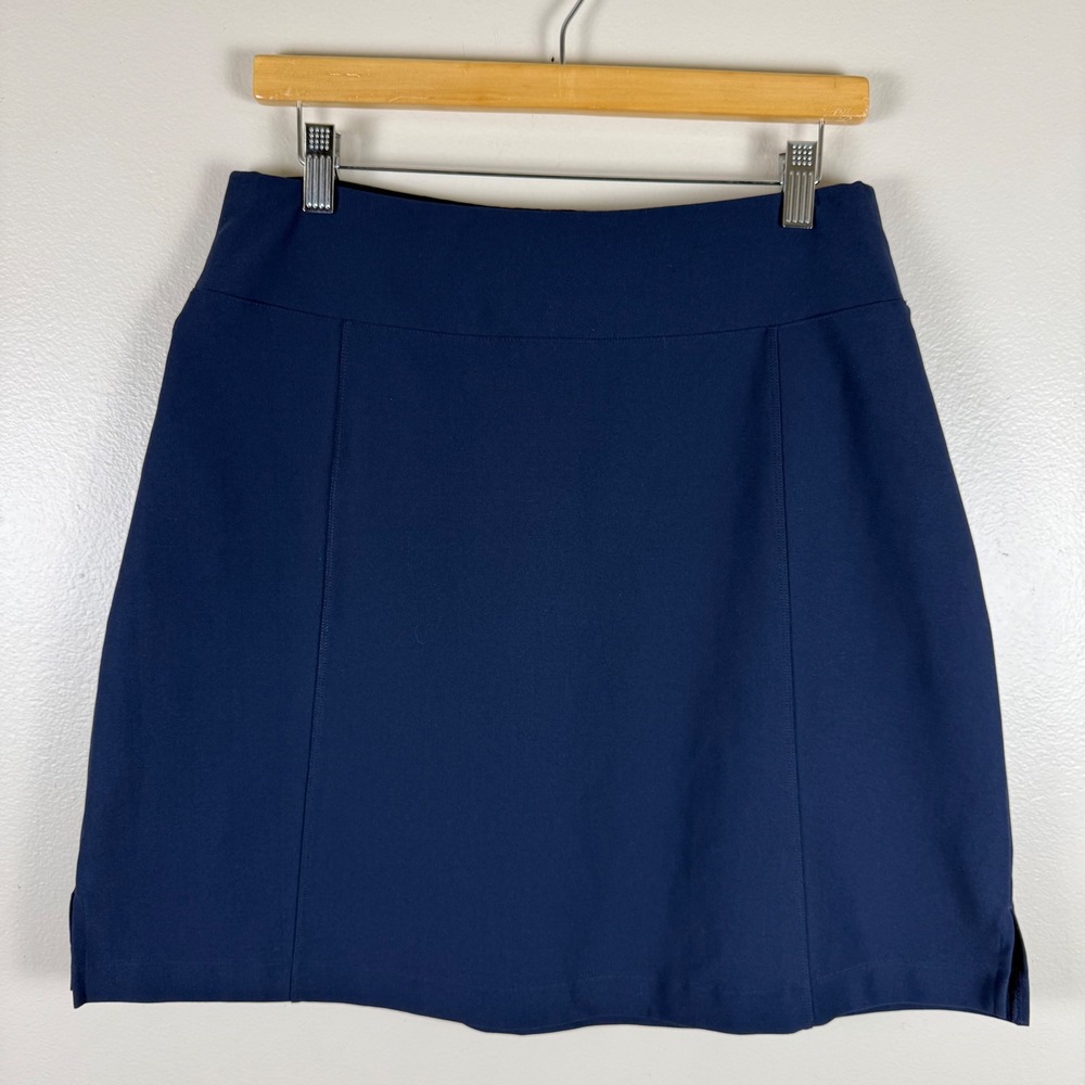 Lucy Women's Medium Athletic Skort Navy Blue Stretch Golf Tennis Activewear